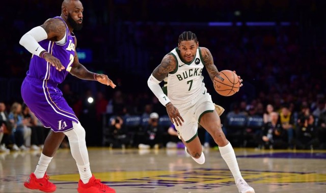 老詹26+10东契奇24分&amp;6犯 字母21分雄鹿送湖人两连败