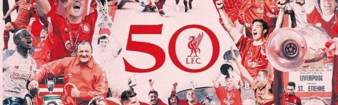 怎能不令人热血澎湃！第50次参加欧战，利物浦官方发布纪念海报