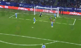 2-0，巴萨完胜西甲第5，8连胜+领先皇马7分，奥尔莫飙无敌世界波