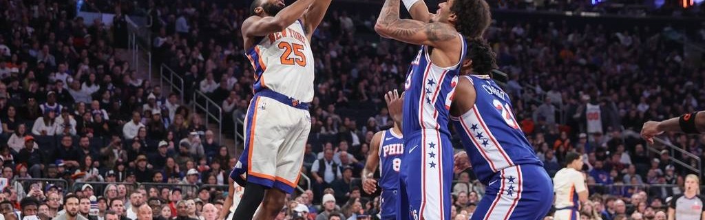 马克西36+8布伦森空砍31分 76人击败尼克斯3连胜