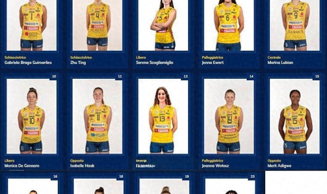 朱婷再度冲击大满贯！科内利亚诺新赛季阵容公布，欧冠分组揭晓