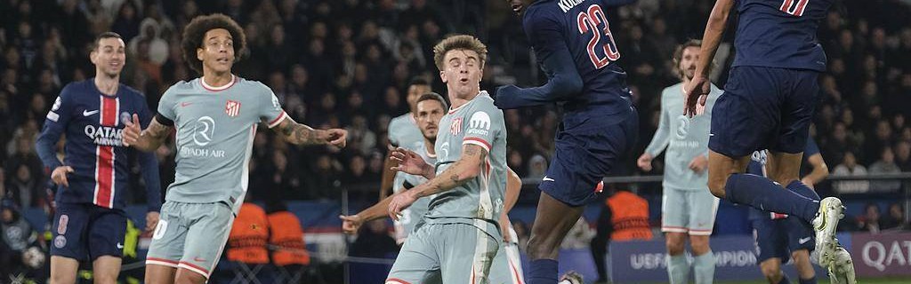 世俱杯第1轮巴黎圣日尔曼VS马竞，巴黎圣日尔曼中场实力强悍，马竞进攻端犀利