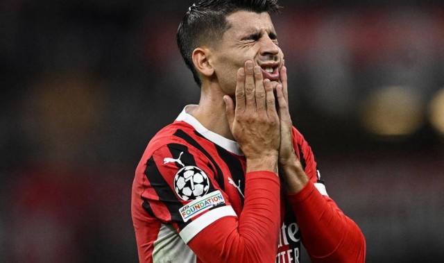 AC米兰寻找“吉鲁型”中锋，莫拉塔或回归意甲联赛