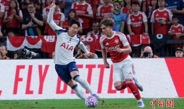 香港足球盛会：热刺1:0击败阿森纳 启德主场馆观战人数再创新高