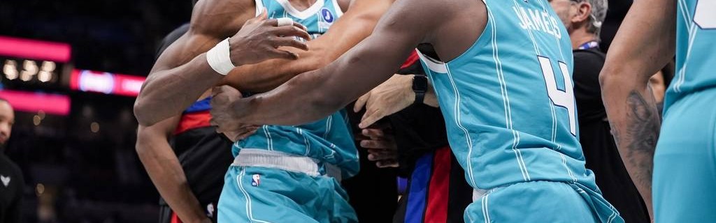 黄蜂活塞斗殴禁赛处罚出炉：斯图尔特7场 杜伦2场