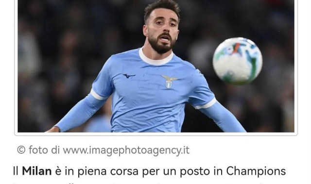 意甲媒体透露：米兰与拉齐奥就吉拉展开接触，今夏有望2000万欧元完成交易